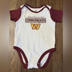 NFL Washington Commanders Infant 18mo Bodysuit - White and Maroon AA